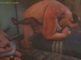 Lulu fucked grūti uz 3d monstrs pieaugušais saspraude animācija