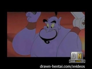 Aladdin x karakter klipp - strand x karakter film med jasmin